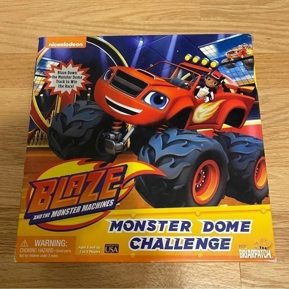 Blaze Monster Dome Challenge Board Game Briarpatch Nickelodeon Toy
